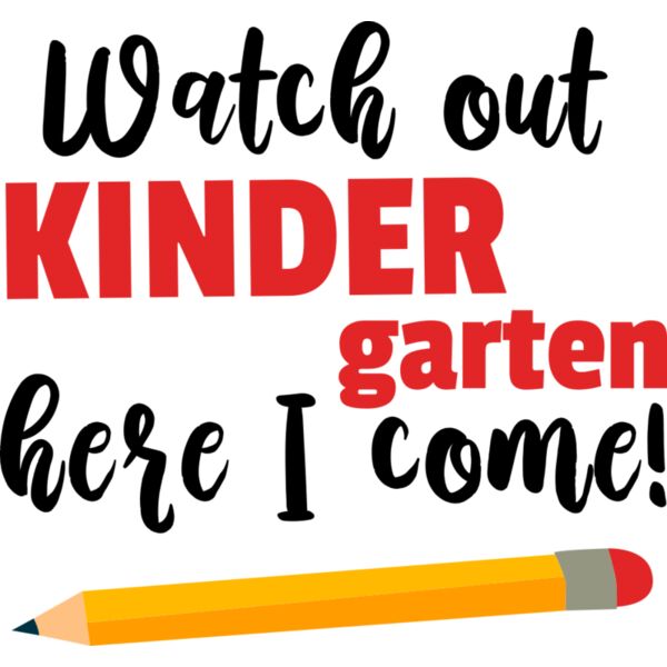 Watch out here i come kindergarten Thumbnail