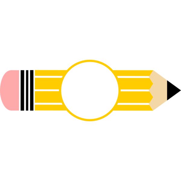 Pencil Monogram Frame Thumbnail