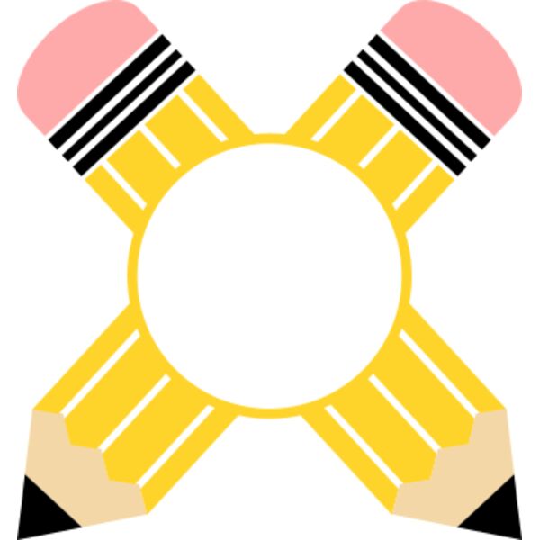 Pencil Monogram Frame 2 Thumbnail