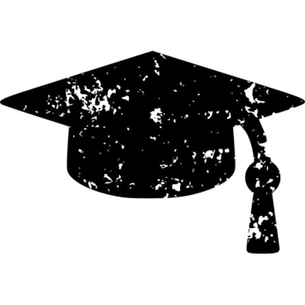 Graduation Cap Distressed Grunge Thumbnail