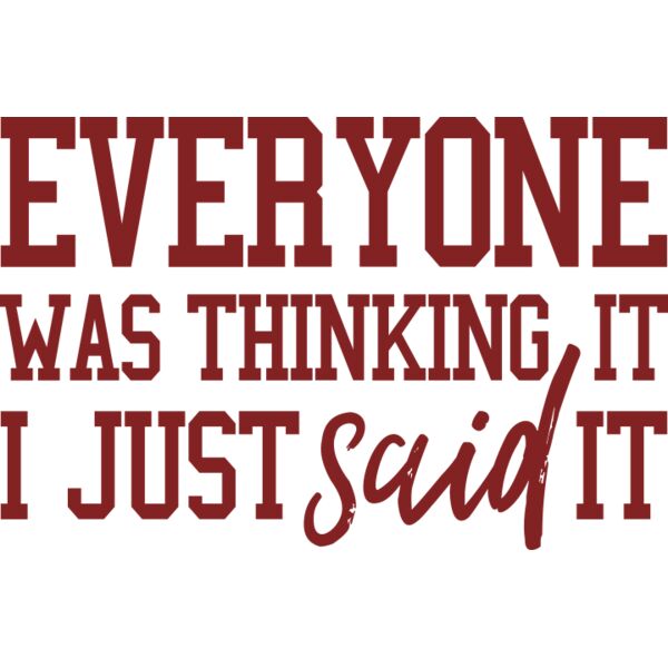 Everyone was thinking it Thumbnail