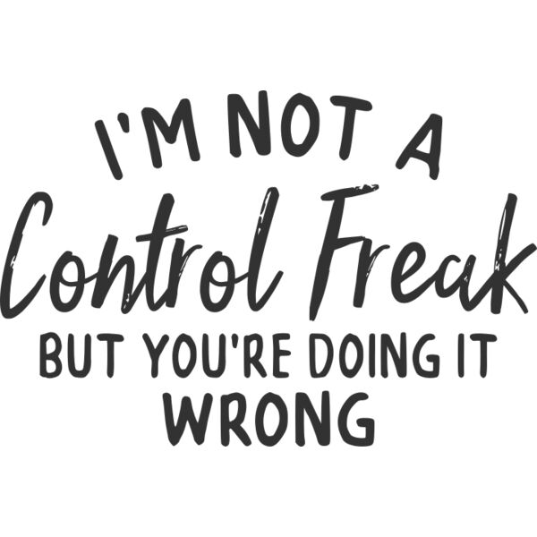 Not a control freak Thumbnail