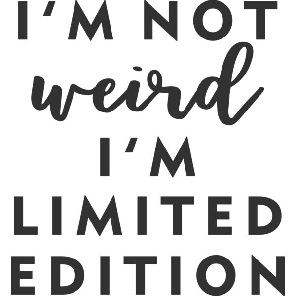 Im not weird Thumbnail