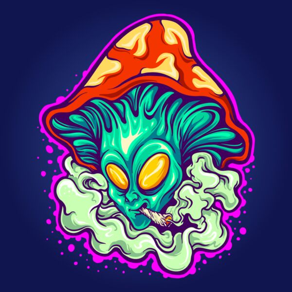 Alien Head Fungus Weed Smoking Thumbnail
