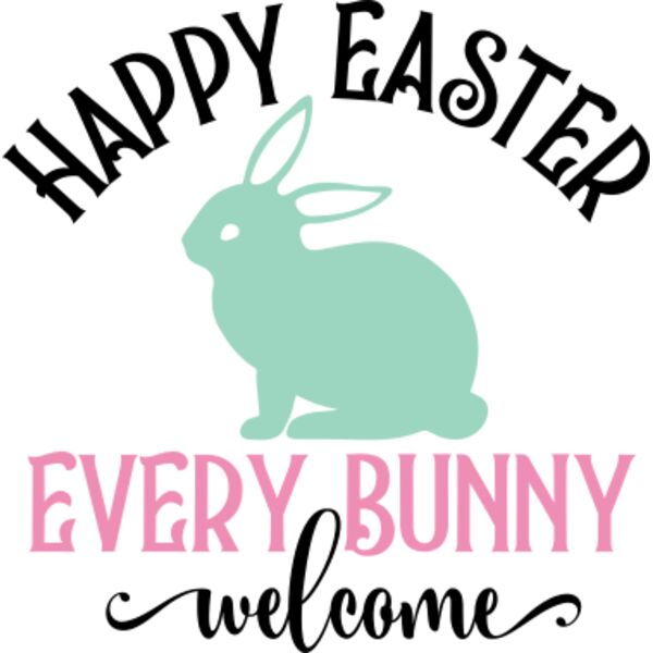 Happy easter every bunny welcome 01 Thumbnail