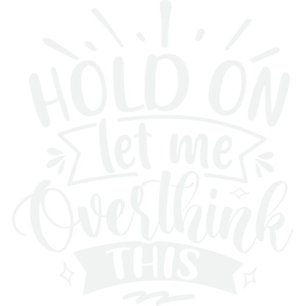 hold on let me overthink this w Thumbnail