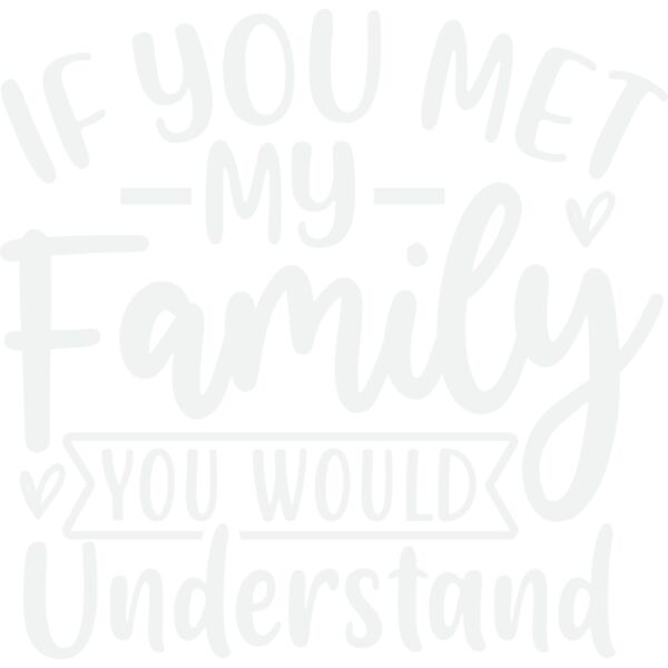 if you met my family you would understand w Thumbnail