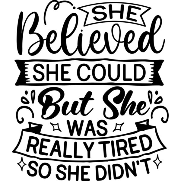 she believed she could but she was really tired so she didn t Thumbnail
