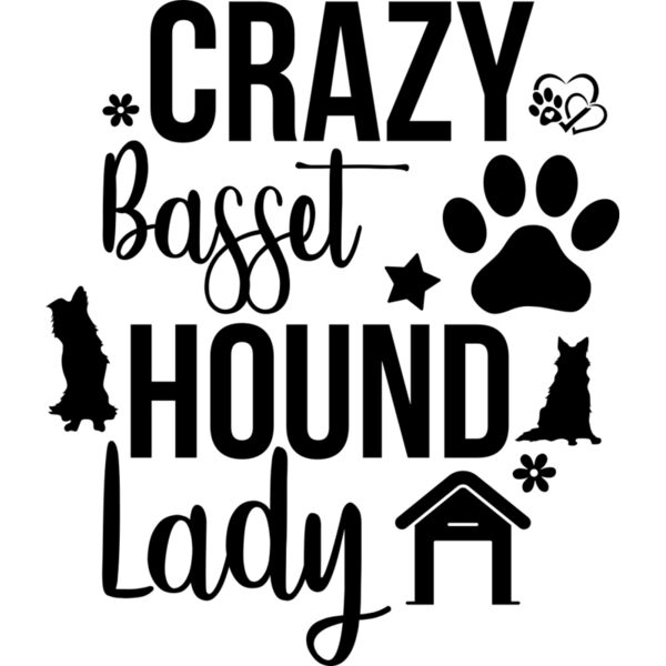 Crazy Basset Hound Lady 01 Thumbnail