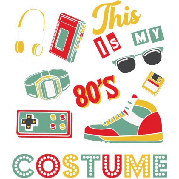 H210805 24 This Is My 80s Costume 1980s Style Thumbnail