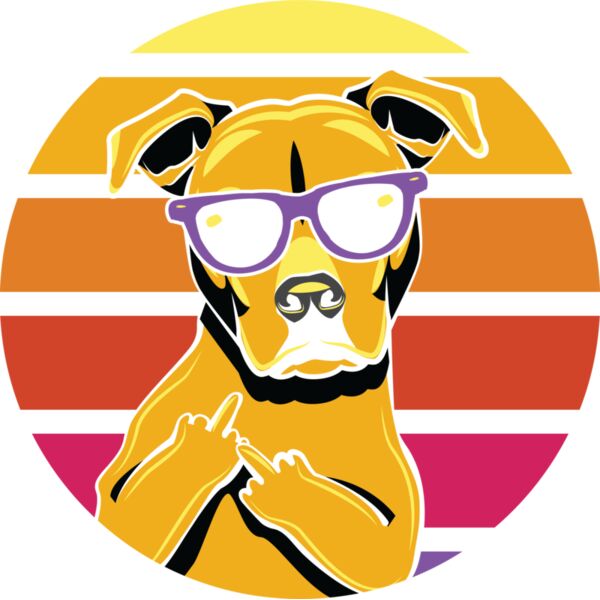 H210805 13 Thug Dog 80s Retro Style Thumbnail