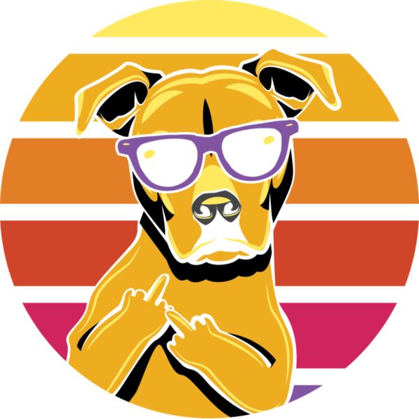 H210805 13 Thug Dog 80s Retro Style Thumbnail