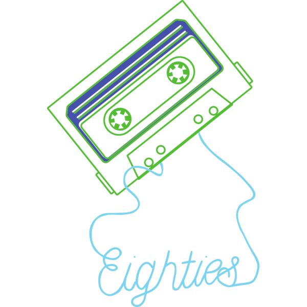 H210805 18 Eighties Cassette Tape 80s Retro Thumbnail