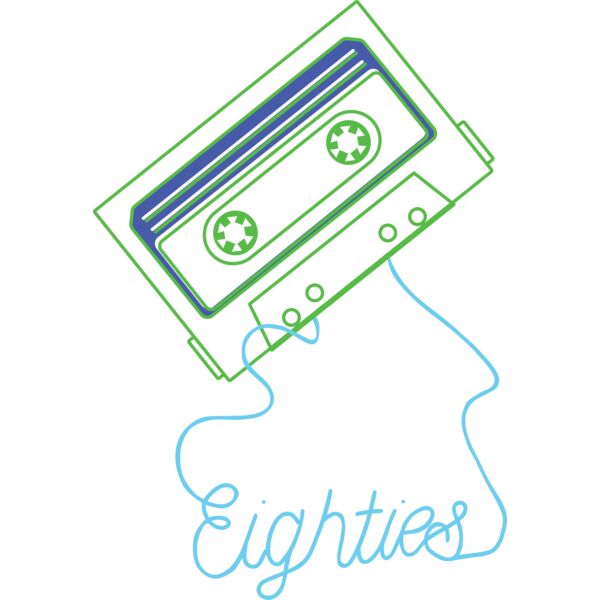 H210805 18 Eighties Cassette Tape 80s Retro Thumbnail
