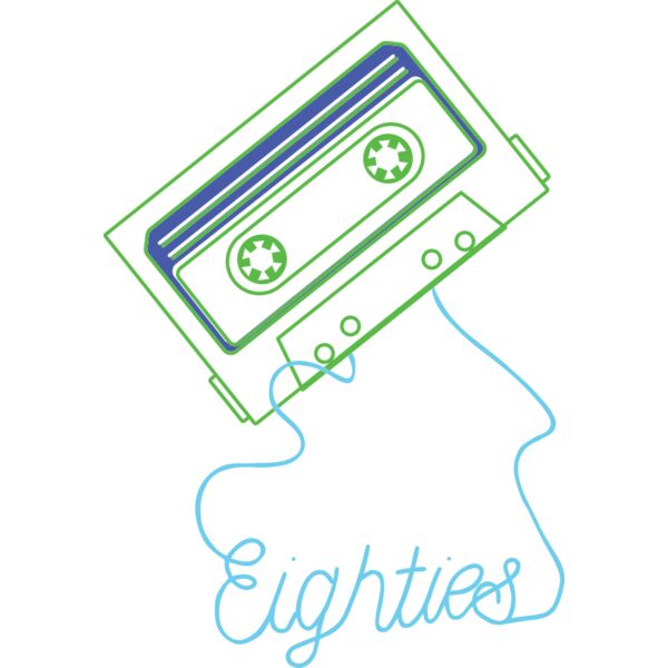 H210805 18 Eighties Cassette Tape 80s Retro Thumbnail