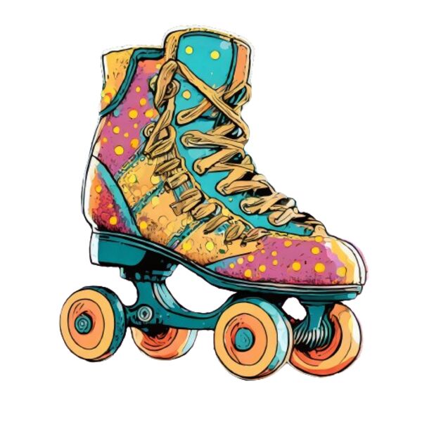 70s disco Roller skate  6  Thumbnail
