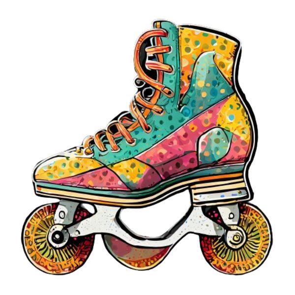 70s disco Roller skate  9  Thumbnail