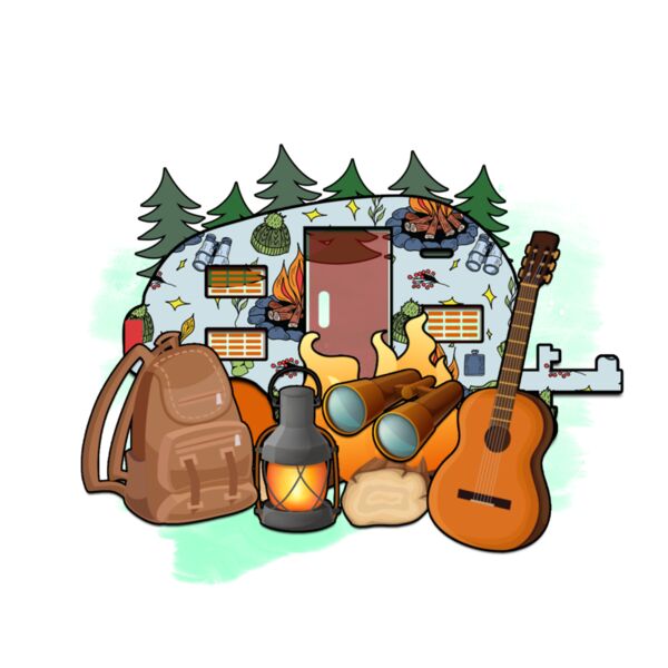 Rms0077 3 Camping Clipart Thumbnail